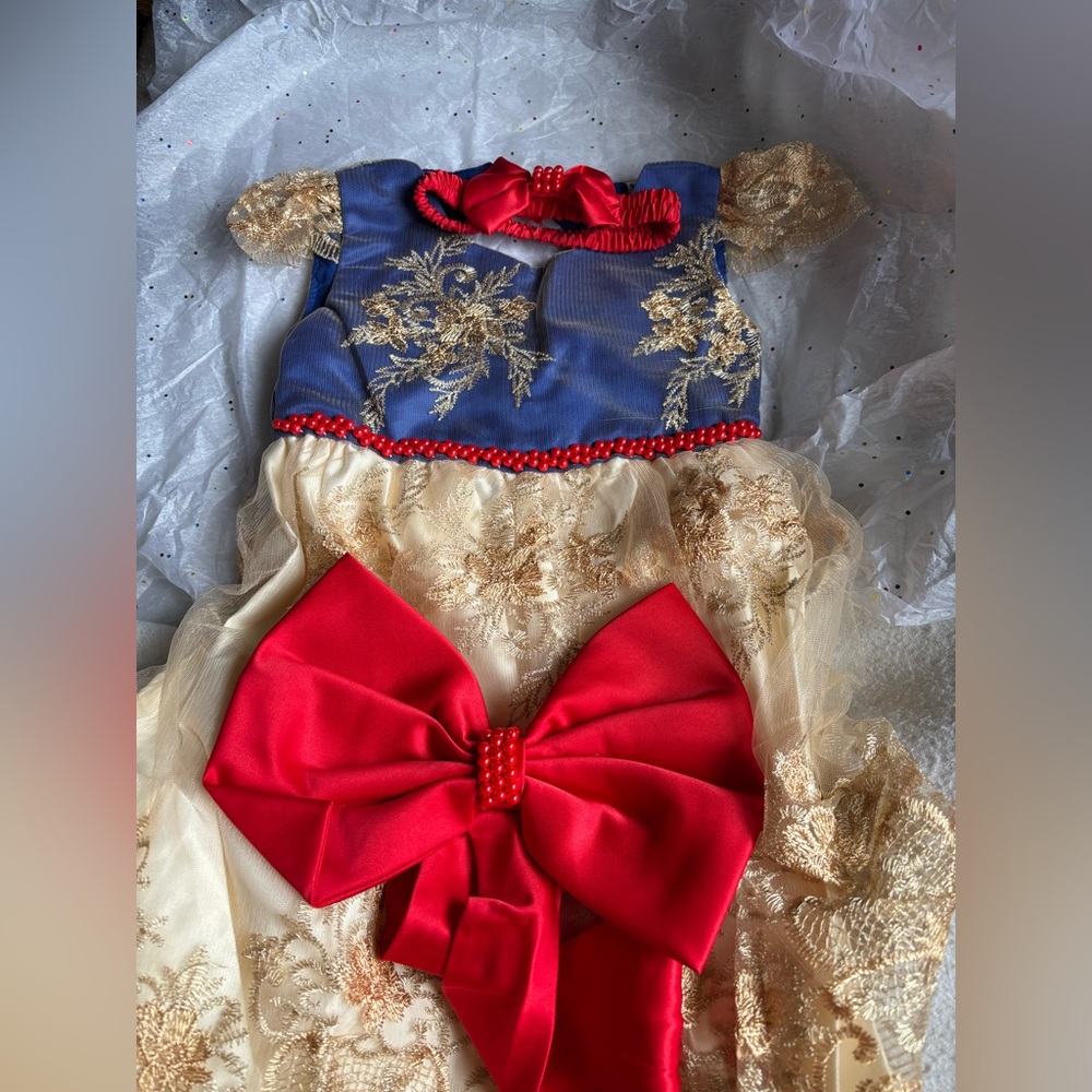 Baby girl princess-style dress.